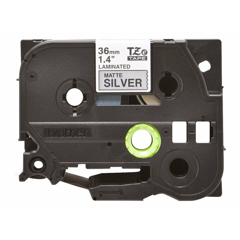 Laminated Tape for Labelling Machines Brother TZe-M961 Black Black/Silver Silver