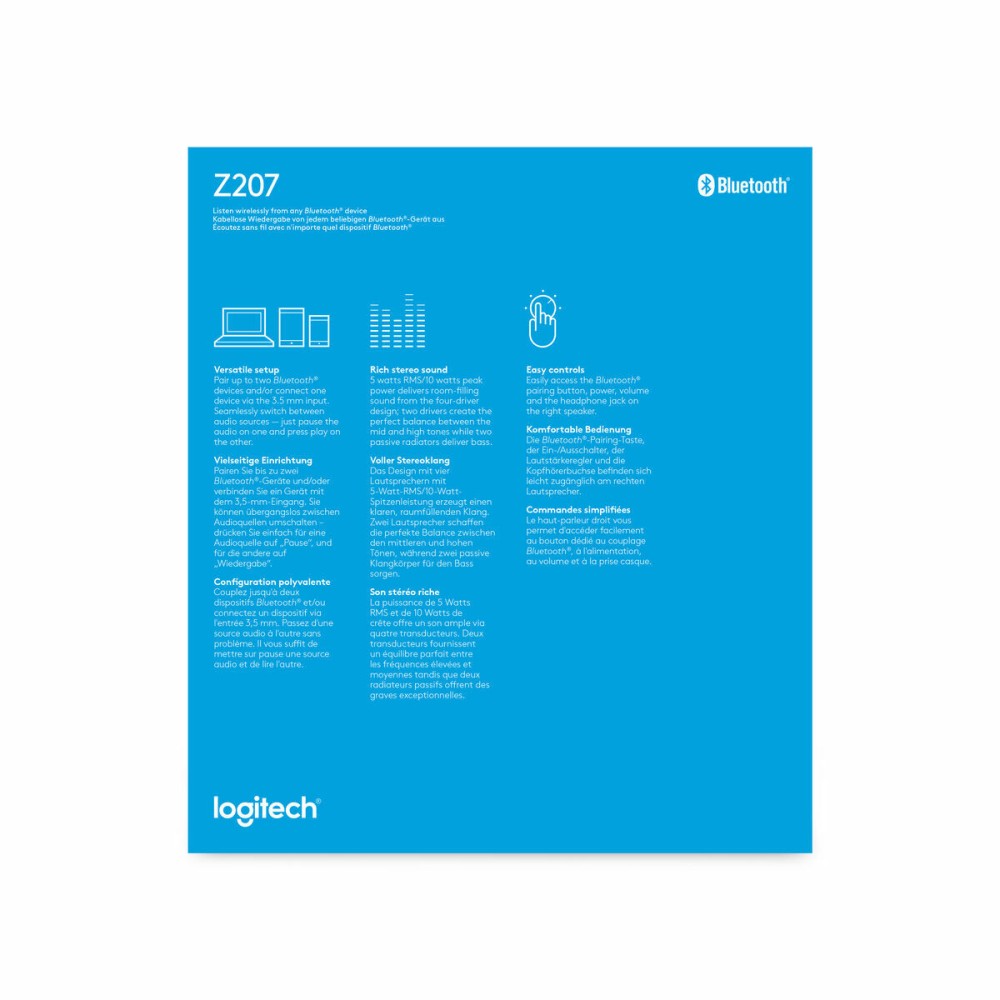 Haut-parleurs bluetooth Logitech 980-001292 5 W Blanc