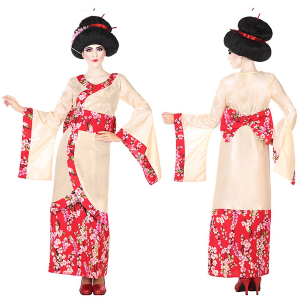 Déguisement pour Adultes Rose (2 pcs) Geisha