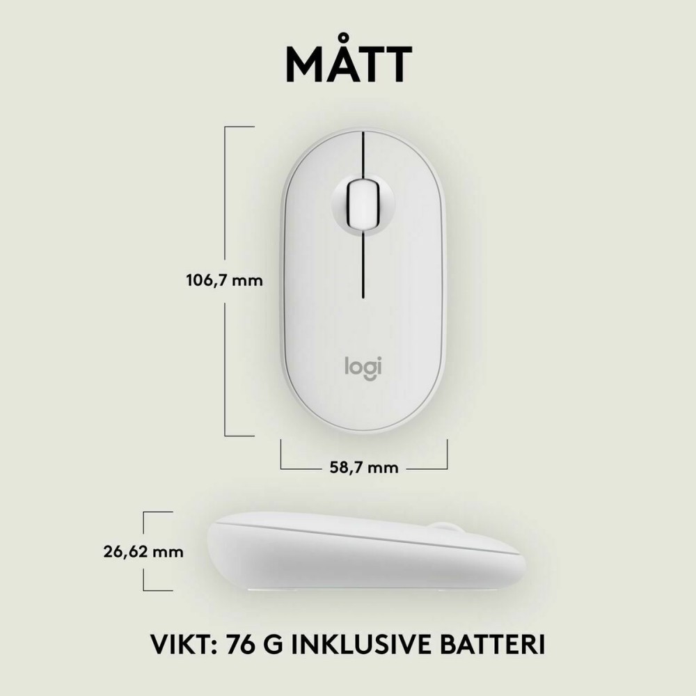 Mouse Logitech 910-007013 White 4000 dpi
