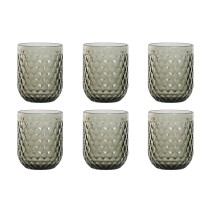 Gläserset Home ESPRIT Grau Kristall 240 ml (6 Stück)