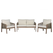 Gartenmöbel Home ESPRIT Braun 138 x 79 x 83 cm 138 x 79 x 65 cm (4 Stücke)