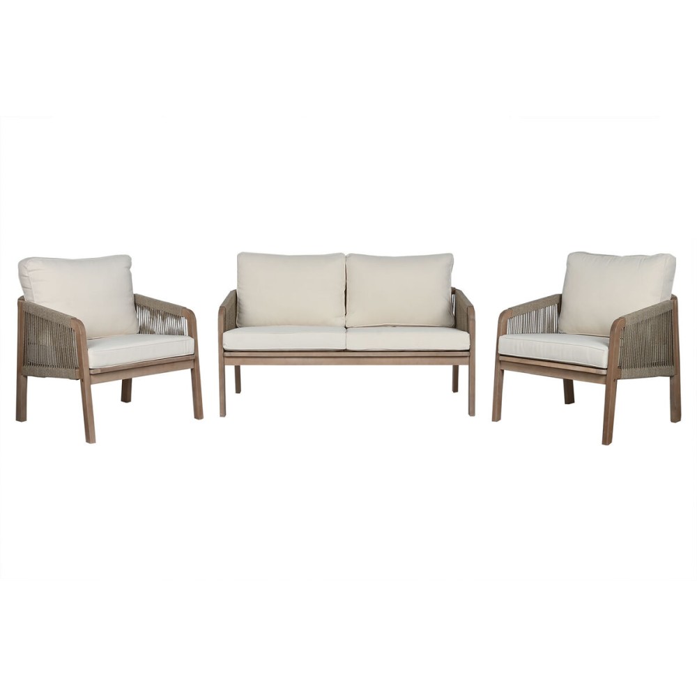 Gartenmöbel Home ESPRIT Braun 138 x 79 x 83 cm 138 x 79 x 65 cm (4 Stücke)