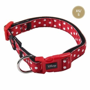 Dog collar Minnie Mouse Red XS/S