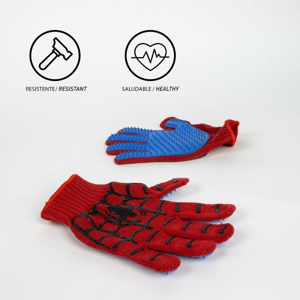 Brosse pour Chiens Spider-Man Rouge 17,0 x 18,6 x 0,5 cm