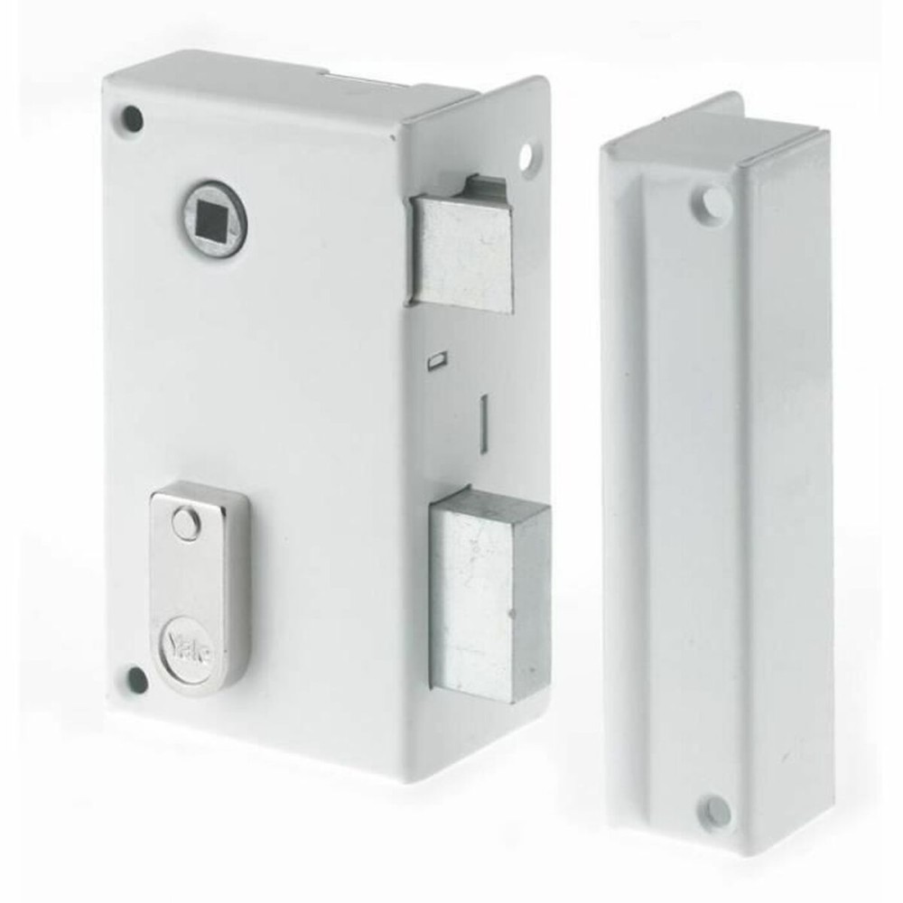 Lock Yale YAV37D 12,5 x 7 x 18 White Steel Rectangular Doors Vertical