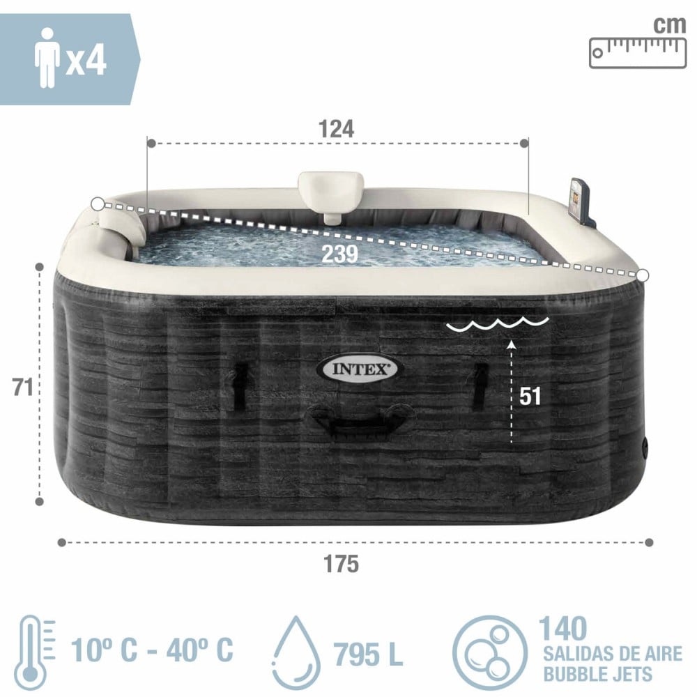 Aufblasbares Spa Intex 4 menschen 795 L