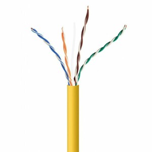 FTP starres Netzwerkkabel der Kategorie 5e GEMBIRD UPC-5004E-SOL-Y Gelb 305 m