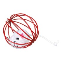 Jouets Trixie Mouse in a Wire Ball Multicouleur Polyester