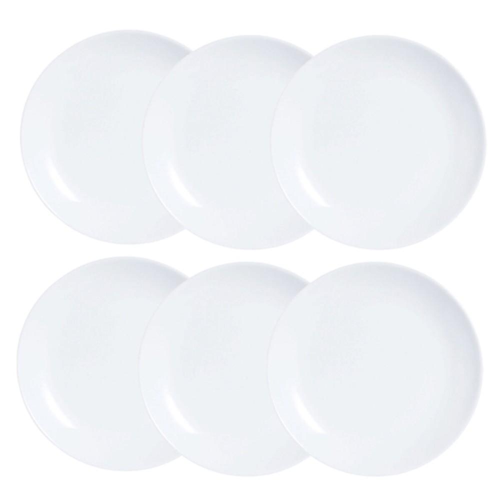 Geschirr-Set Luminarc Diwali 6 pcs Weiß Glas 19 cm