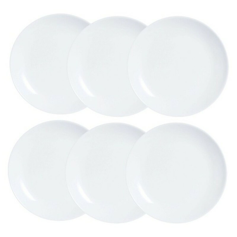 Geschirr-Set Luminarc Diwali 6 pcs Weiß Glas 19 cm