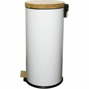 Rubbish Bin Kitchen Move White 30 L