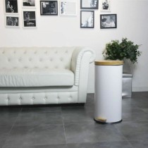 Rubbish Bin Kitchen Move White 30 L
