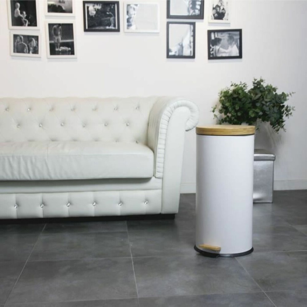Poubelle Kitchen Move Blanc 30 L