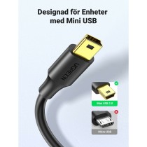 USB 2.0 A to Mini USB B Cable Ugreen 30472 Black
