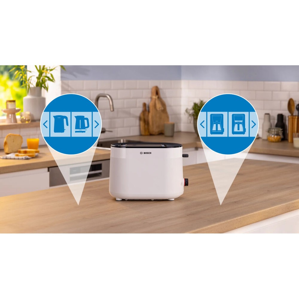 Toaster BOSCH TAT2M121 Weiß 950 W