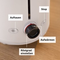 Toaster BOSCH TAT2M121 Weiß 950 W