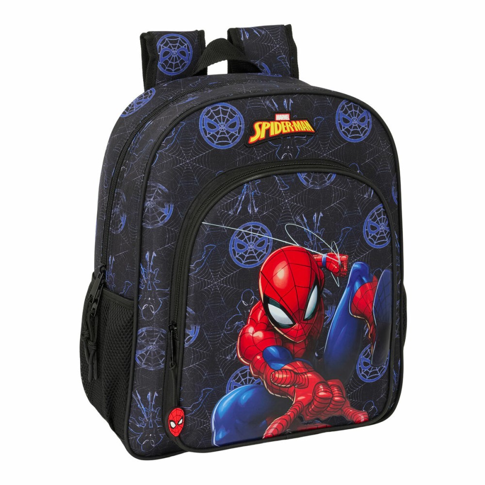 Cartable Spider-Man Attack Noir 32 x 38 x 12 cm