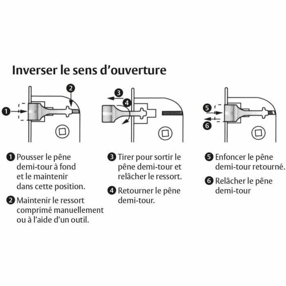 Mortise lock Yale 6,2 x 2 x 23 cm Steel