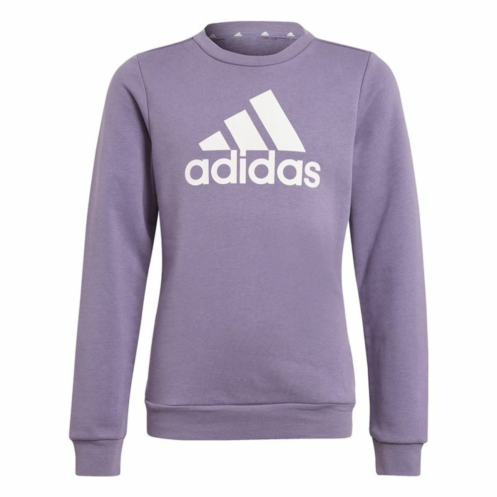 Hoodless Sweatshirt for Girls Adidas G Bl Swt Blue Pink