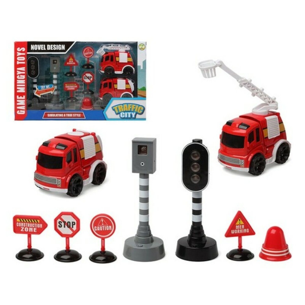 Camion de Pompiers Traffic City 112840 (9 pcs)