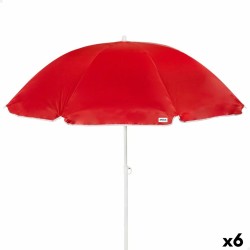 Parasol Aktive UV50 Ø 220 cm Polyester Métal 220 x 209 x 220 cm (6 Unités)