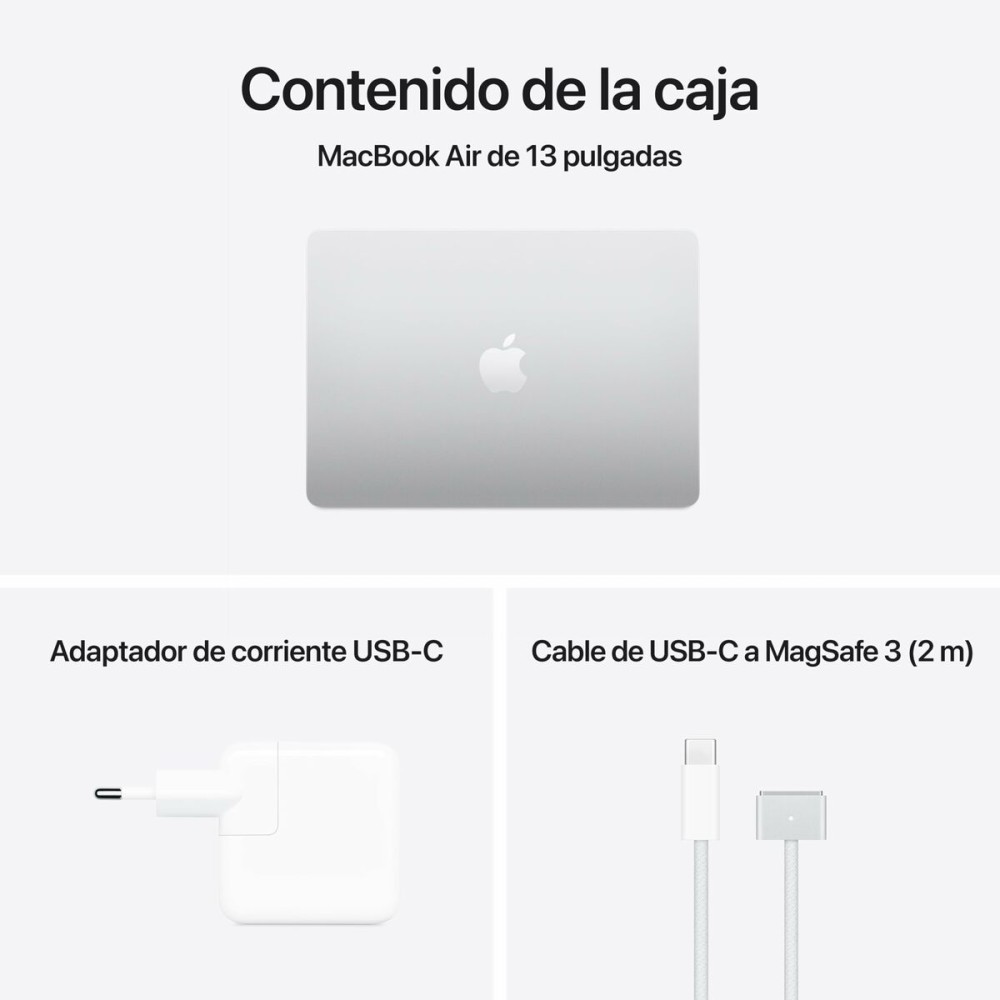 Laptop Apple MW0X3Y/A 13" M4 16 GB RAM 512 GB SSD