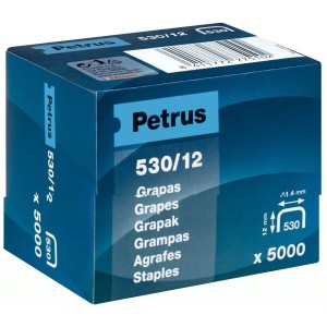 Agrafes Petrus 530/12 (5000 Unités)