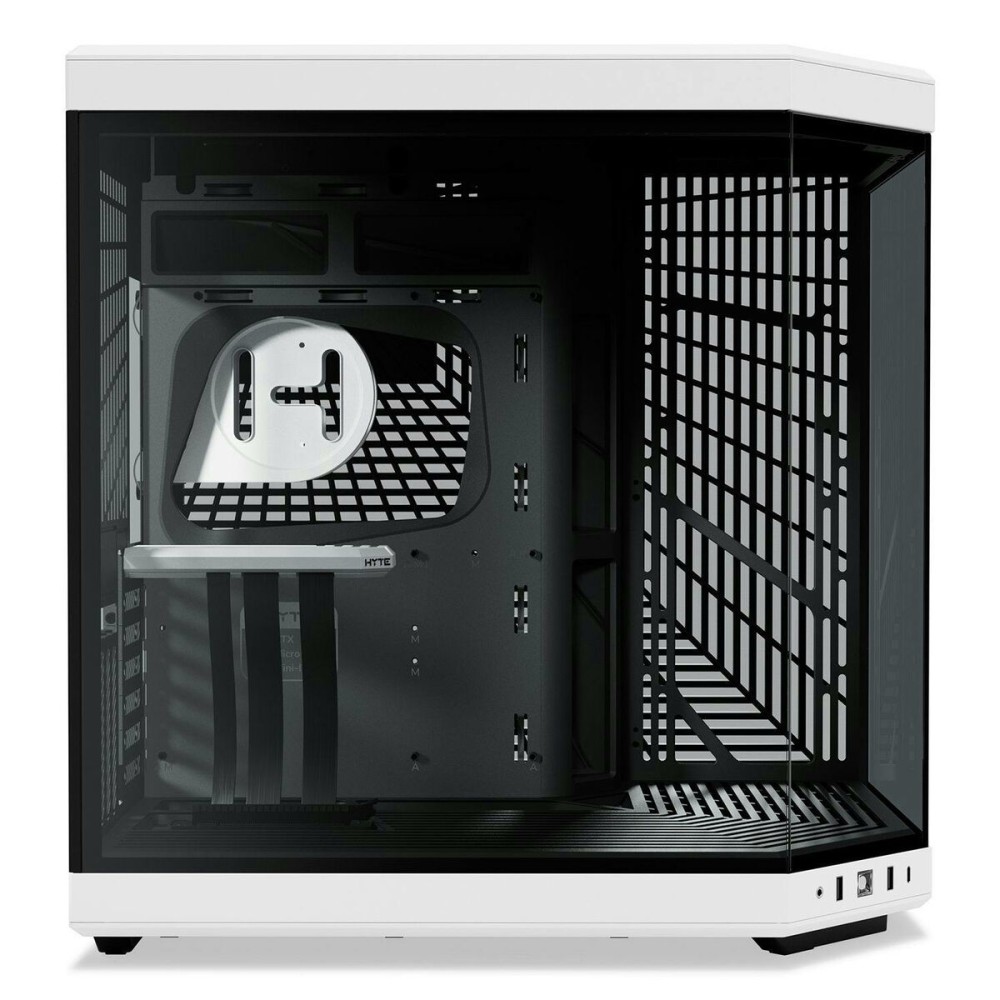 ATX Semi-Tower Gehäuse Hyte CS-HYTE-Y70-BW-L Weiß Schwarz