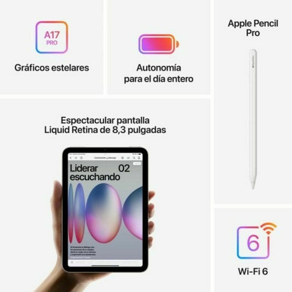 Tablet Apple MXN63TY/A 8 GB RAM 128 GB Grey 8,3"