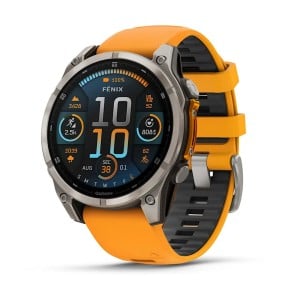 Montre intelligente GARMIN 010-02904-11 Noir Orange Graphite 1,4" 47 mm Ø 46 mm Ø 47 mm
