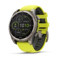 Montre intelligente GARMIN 010-02906-21 Jaune Graphite Titane 1,3" 47 mm Ø 47 mm