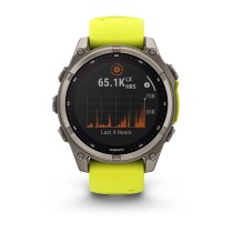 Montre intelligente GARMIN 010-02906-21 Jaune Graphite Titane 1,3" 47 mm Ø 47 mm