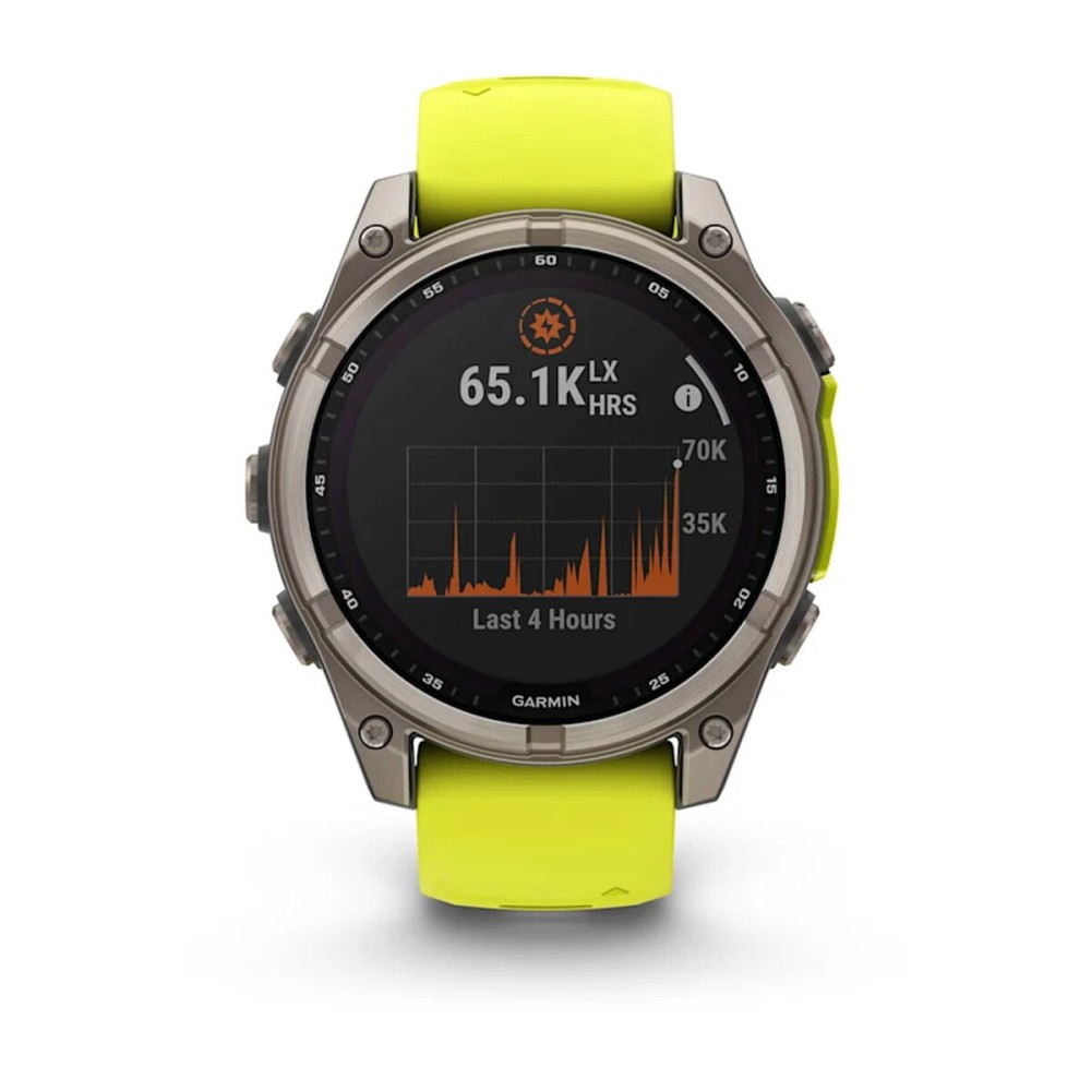 Montre intelligente GARMIN 010-02906-21 Jaune Graphite Titane 1,3" 47 mm Ø 47 mm