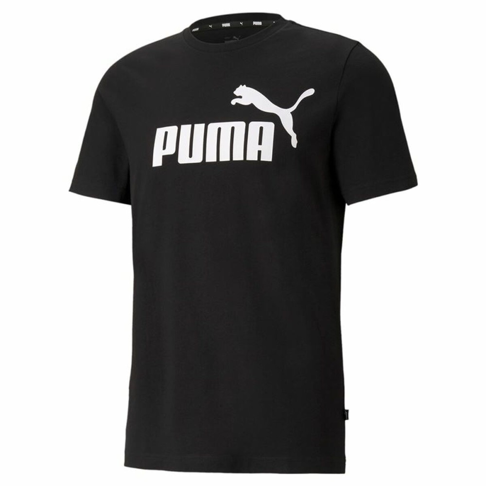 Herren Kurzarm-T-Shirt Puma 586666 01 Schwarz (L) (1 Stück)