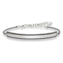 Bracelet Unisexe Thomas Sabo LBA0009-643-11 Argenté Noir 19 cm 15-18 cm