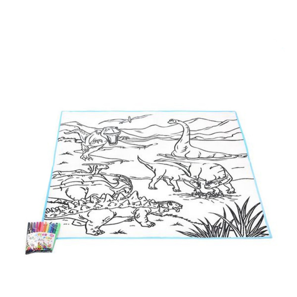 Tapis DIY Fantastic Color Dinosaurs 111354