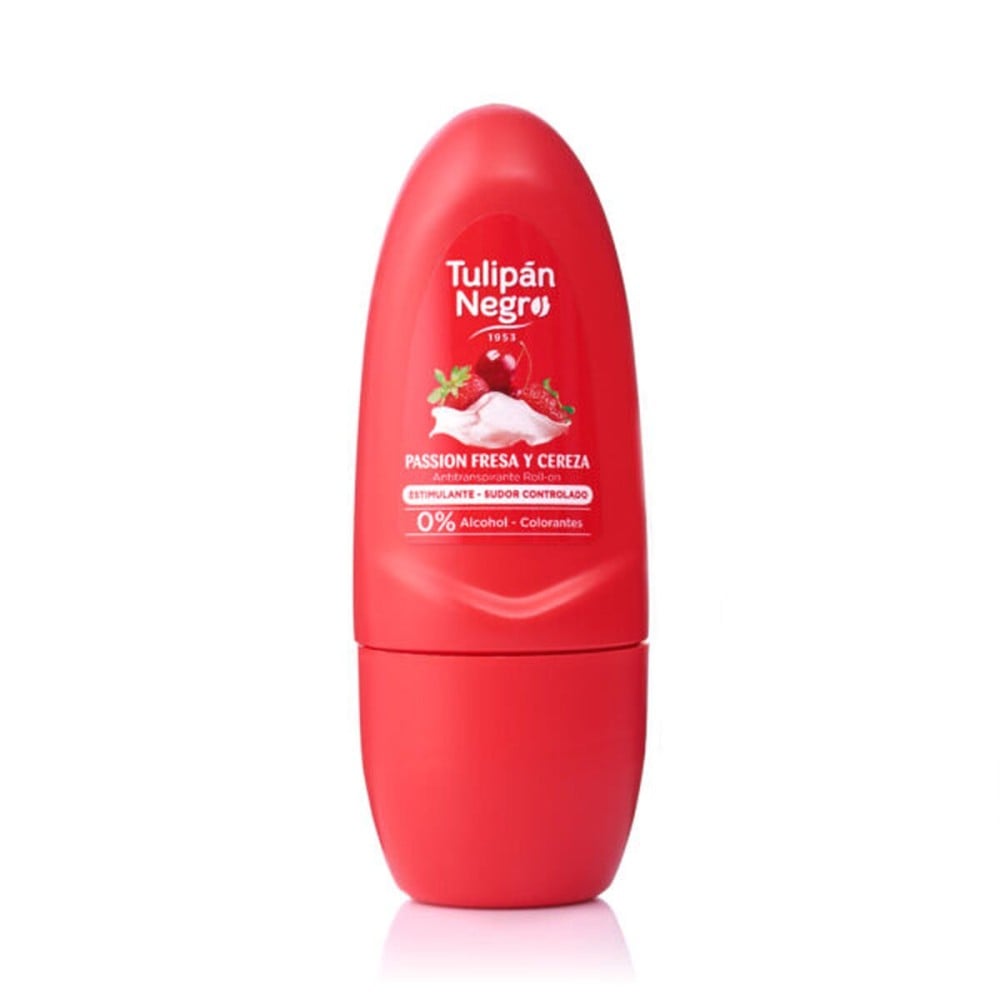 Roll-On Deodorant Tulipán Negro Passion Fresa y Cereza 50 ml