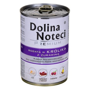 Alimentation humide Dolina Noteci Premium Myrtille Lapin 400 g