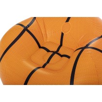 Inflatable Armchair Bestway Orange 114 x 112 x 66 cm 112 x 114 x 66 cm Basketball