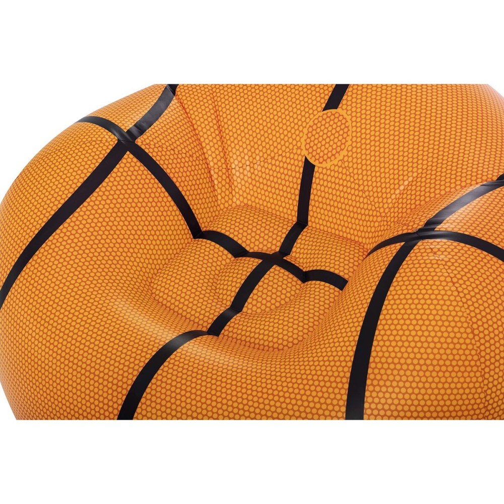 Inflatable Armchair Bestway Orange 114 x 112 x 66 cm 112 x 114 x 66 cm Basketball