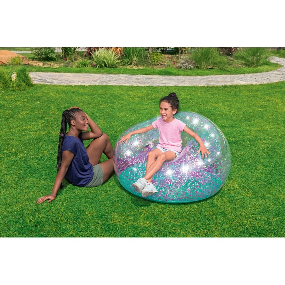 Inflatable Armchair Bestway Multicolour 114 x 112 x 66 cm 122 x 114 x 66 cm Glitter