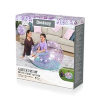 Inflatable Armchair Bestway Multicolour 114 x 112 x 66 cm 122 x 114 x 66 cm Glitter