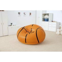 Inflatable Armchair Bestway Orange 114 x 112 x 66 cm 112 x 114 x 66 cm Basketball
