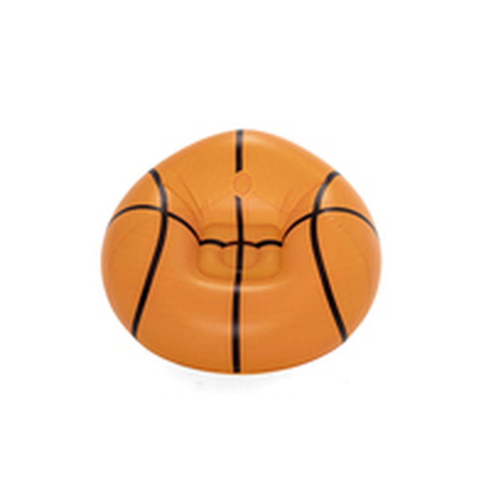 Inflatable Armchair Bestway Orange 114 x 112 x 66 cm 112 x 114 x 66 cm Basketball