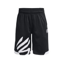 Short de Sport pour Enfants Under Armour Curry Splash Noir