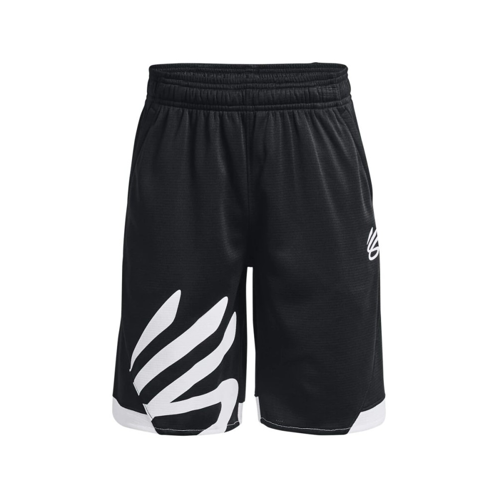 Sportshorts für Kinder Under Armour Curry Splash Schwarz