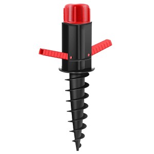 Marbueno Pincho Parasol Kunststoff Schwarz 37x6x6 cm Strand und Garten 10505