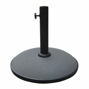 Marbueno Base Sonnenschirm Rund Beton 45x36 cm 20KG Grau Garten, Pool, Terrasse