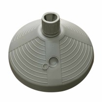 Marbueno Base Sonnenschirm rund Kunststoff 38x38x14 cm 10L Weiß Garten, Pool, Terrasse